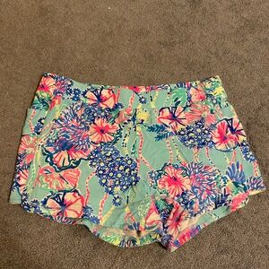 Lilly Pulitzer Coraline Beach You To It Shorts M